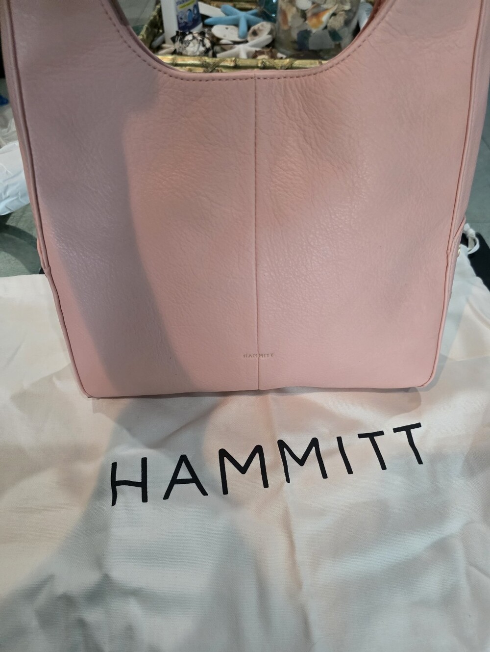 New Hammitt Soft Pink Leather  Shoulder Bag
